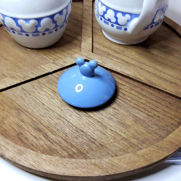 Authentic original Disney Parks Mickey Blue Sugar&Creamer - Picture 5 of 12